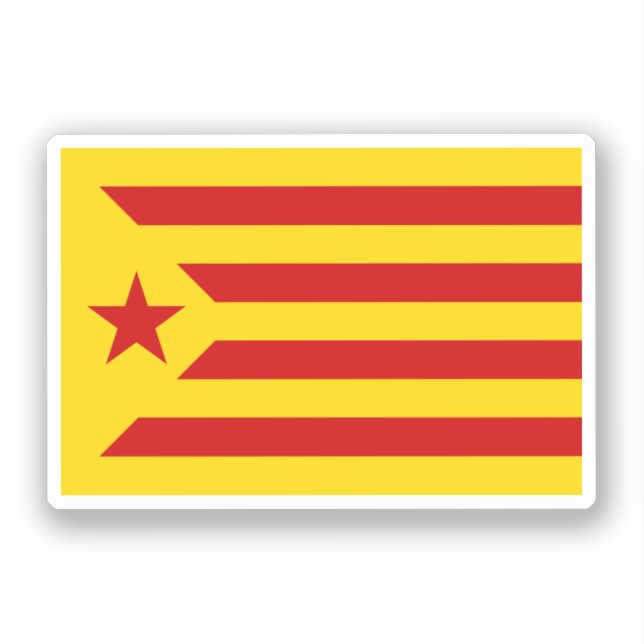 Estelada (red version) sticker (Front)
