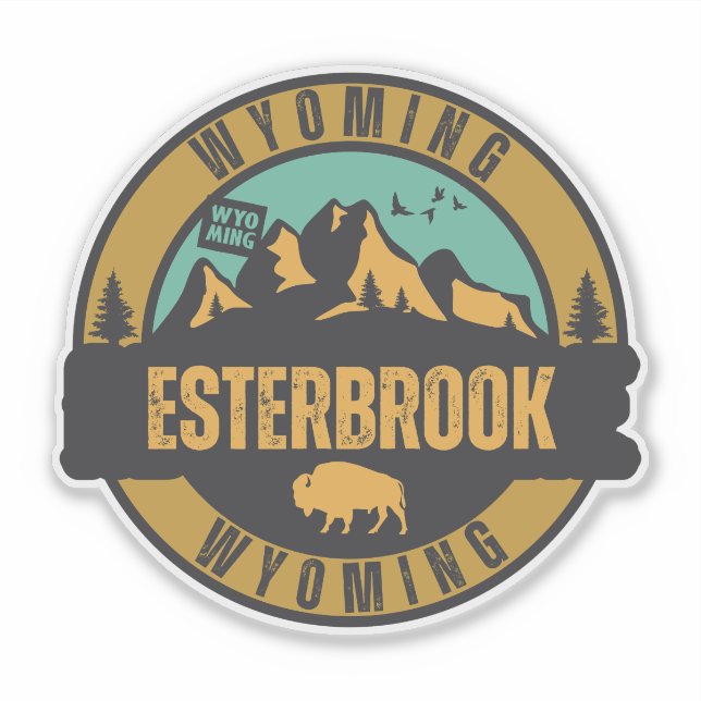 Esterbrook, Wyoming Sticker (Front)