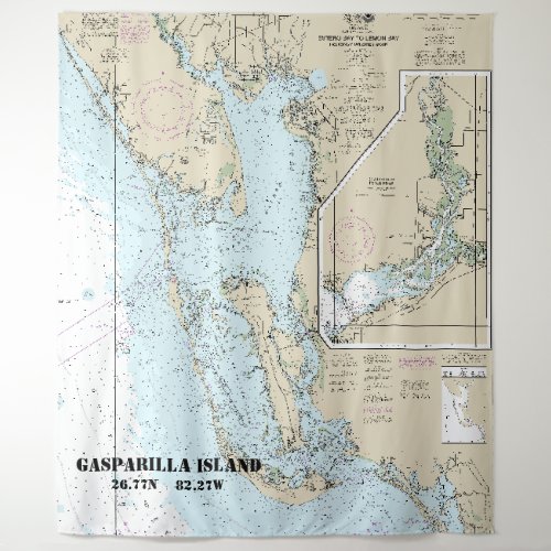 Estero Bay to Lemon Bay Nautical Chart 11426 Tapestry