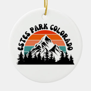 Estes Park Ceramic Ornament