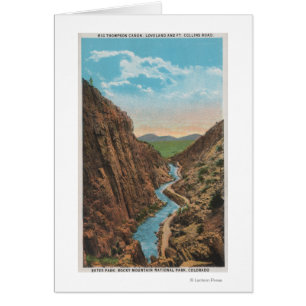 Estes Park, CO - View of Big Thompson Canon Cards