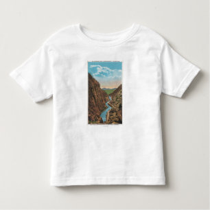 Estes Park, CO - View of Big Thompson Canon Toddler T-shirt