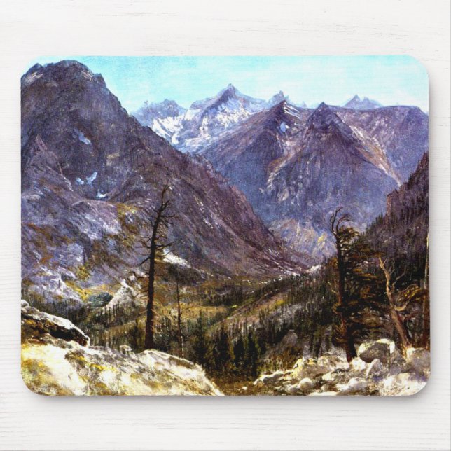 Estes Park, Colorado - Albert Bierstadt artwork, Mouse Pad (Front)