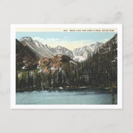 Estes Park, Colorado, Bear Lake, Long's Peak Postcard