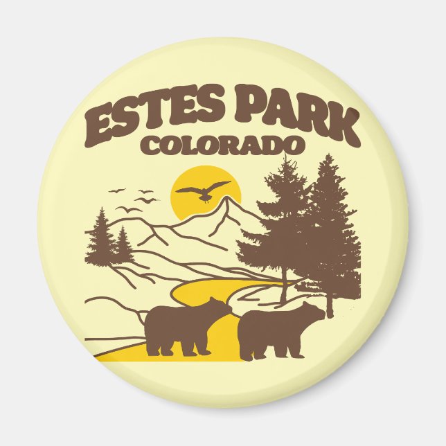 Estes Park,Colorado Magnet (Front)