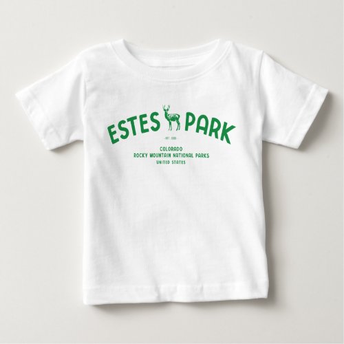 Estes Park Colorado National Park Elk Baby T_Shirt