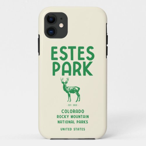 Estes Park Colorado National Park Elk iPhone 11 Case