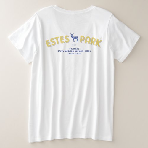 Estes Park Colorado National Park Elk Plus Size T_Shirt