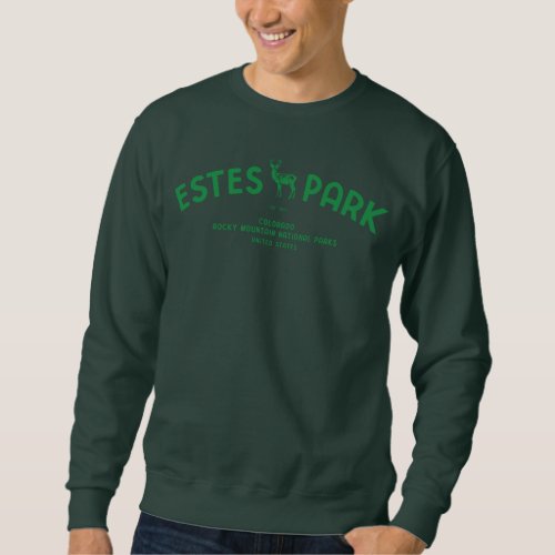Estes Park Colorado National Park Elk Sweatshirt