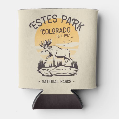 Estes Park Colorado National Park Moose Sunset  Can Cooler