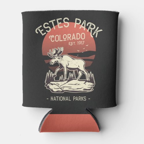 Estes Park Colorado National Park Moose Sunset  Can Cooler