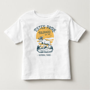 Estes Park Colorado National Park Moose Sunset  Toddler T-shirt