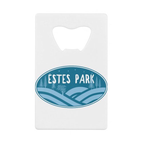 Estes Park Colorado Outdoors Credit Card Bottle Opener