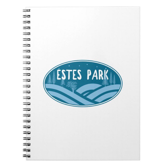 Estes Park Colorado Outdoors Notebook (Front)