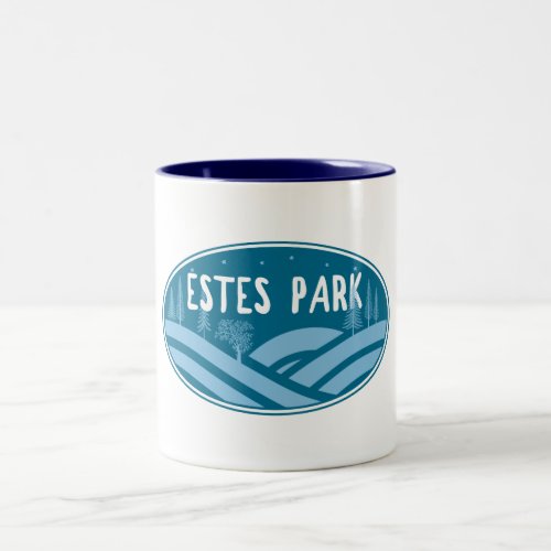 Estes Park Colorado Outdoors Two_Tone Coffee Mug