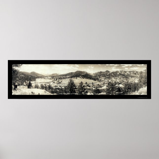 Estes Park, Colorado Photo 1940 Poster (Front)
