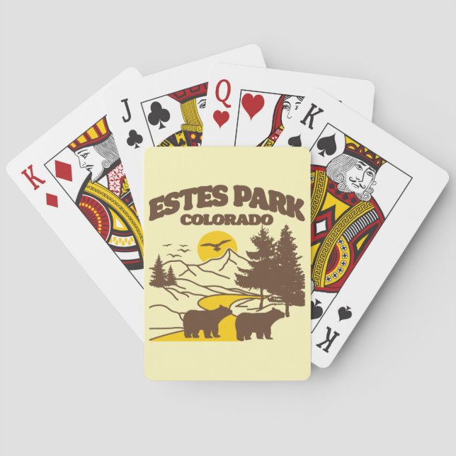 Estes Park,Colorado Poker Cards (Back)