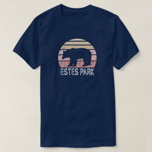 Estes Park Colorado Retro Bear T-Shirt