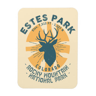 Estes Park Colorado - Rocky Mountain National Park Magnet