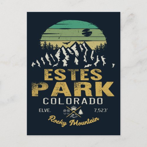 Estes Park Colorado _ Rocky Mountain National Park Postcard