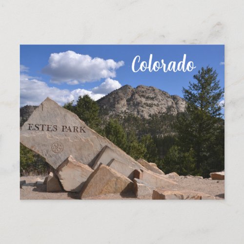 Estes Park Colorado Scenic Postcard