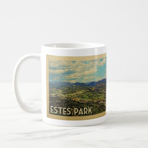 Estes Park Colorado Vintage Travel Coffee Mug