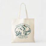 Estes Park Colorado Wedding Welcome Tote Bag<br><div class="desc">This Estes Park,  Colorado tote is perfect for welcoming out of town guests to your wedding! Pack it with local goodies for an extra fun welcome package.
- You can easily change or delete the text and modify it as you like. by clicking on the "PERSONALIZE" -</div>