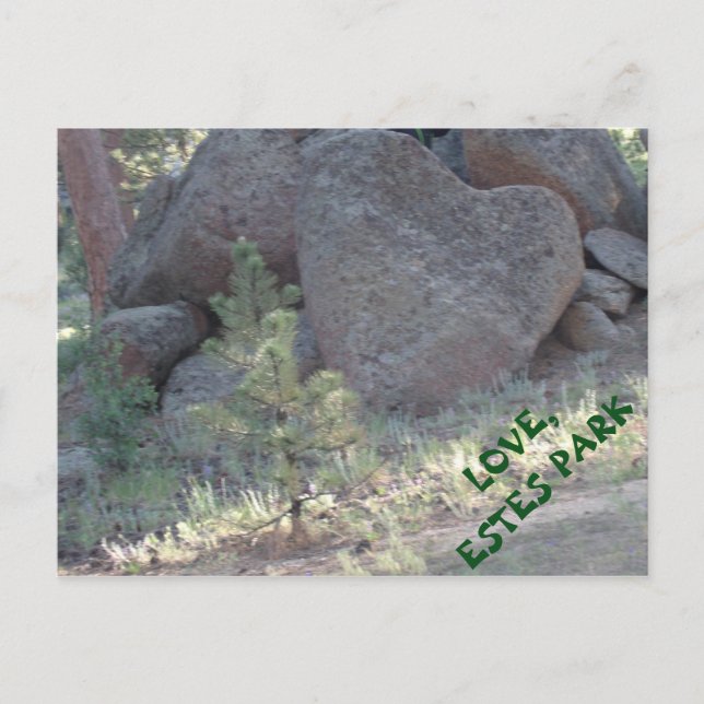 ESTES PARK LOVE. POSTCARD (Front)