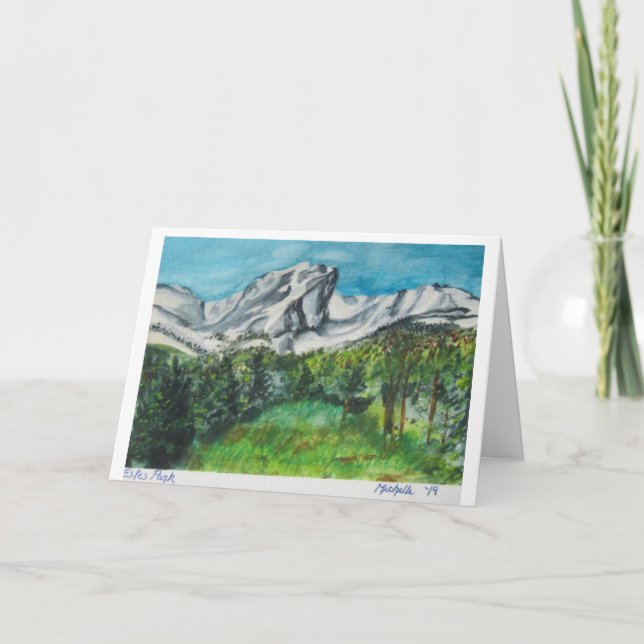 Estes Park Rocky Mountains Greeting Card (Front)