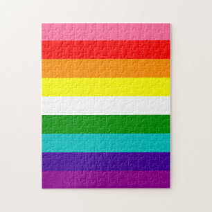 Estêvão Romane’s 9-Stripe Rainbow Flag Jigsaw Puzzle