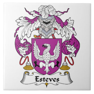 Esteves Family Crest Tile