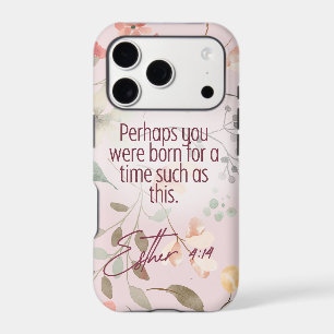 Esther 4:14 Christian Bible Verse Art iPhone 17 Pro Case