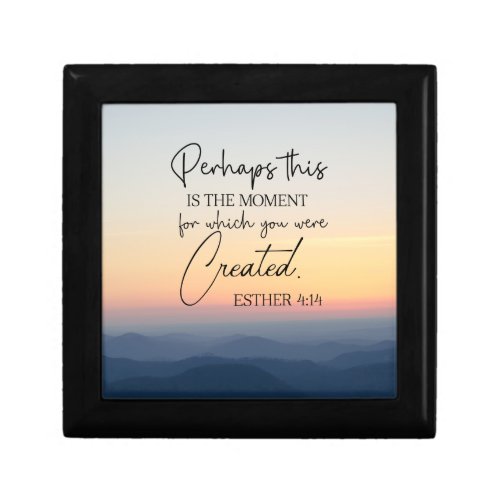 Esther 414 Perhaps this is the time Bible Verse Gift Box