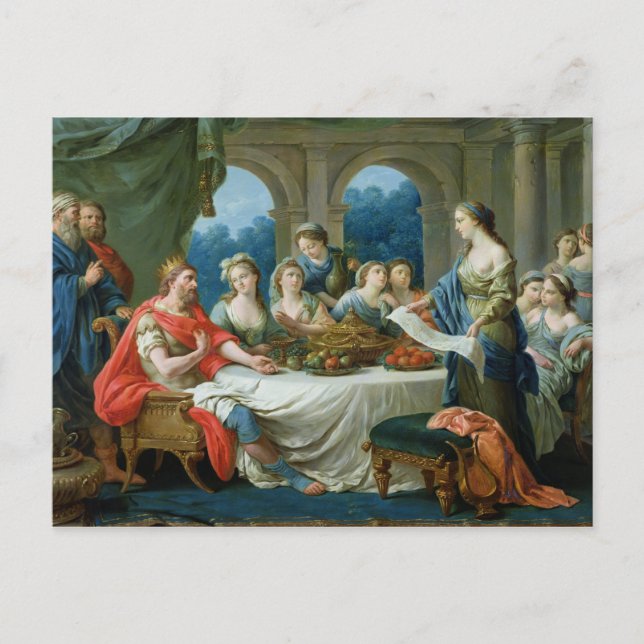 Esther and Ahasuerus, c.1775-80 Postcard (Front)