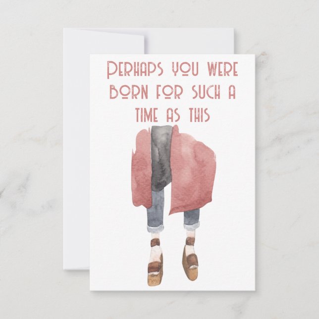 Esther Bible Verse Notecard (Front)