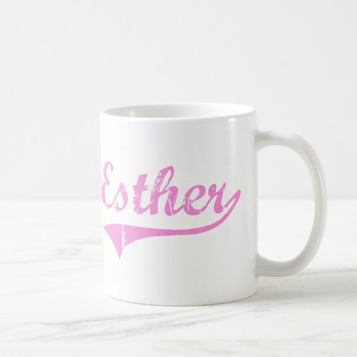 Esther Classic Style Name Mug