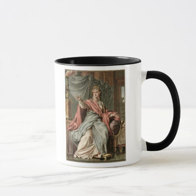 Esther, costume for 'Esther' by Jean Racine, from Mug (Right)