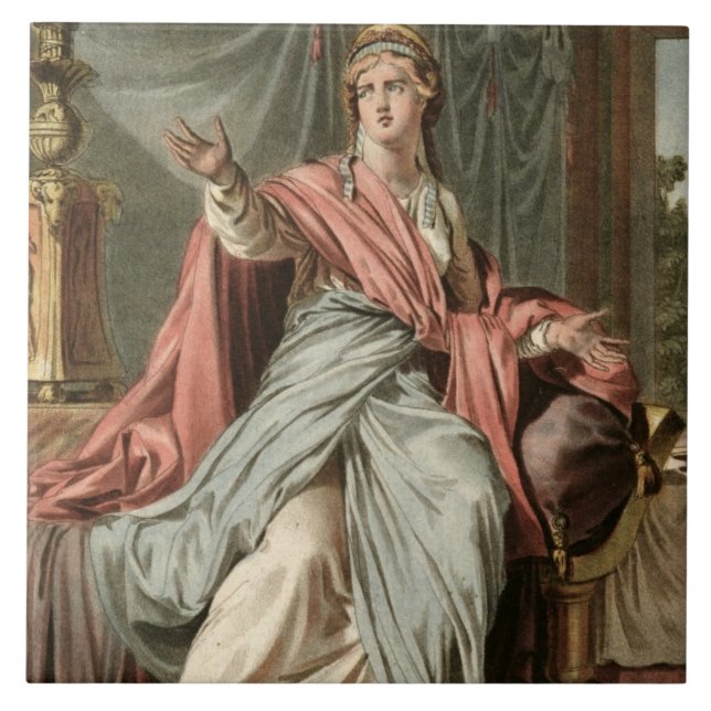 Esther, costume for 'Esther' by Jean Racine, from Tile (Front)