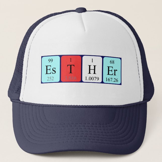 Esther periodic table name hat (Front)