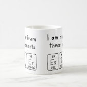 Esther periodic table name mug (Center)
