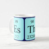 Esther periodic table name mug (Front Left)