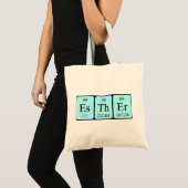 Esther periodic table name tote bag (Front (Product))