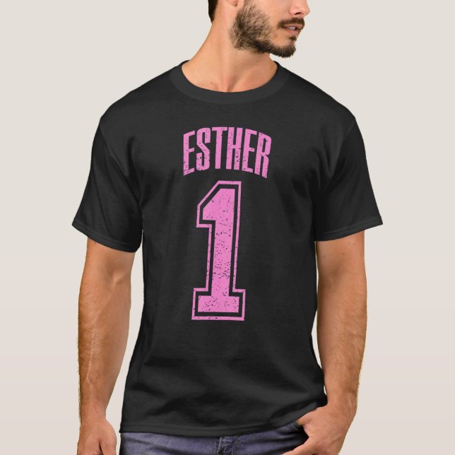 Esther Supporter Number 1 Biggest Fan T-Shirt (Front)