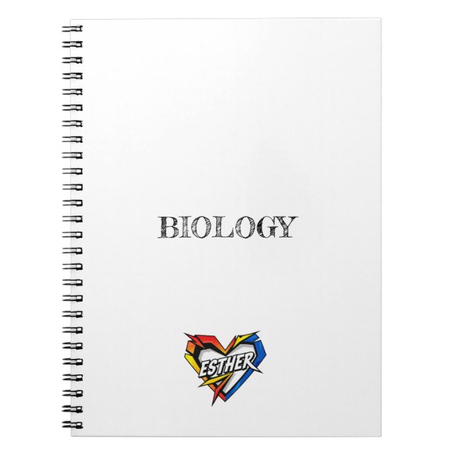 Esther White Notebook (Front)
