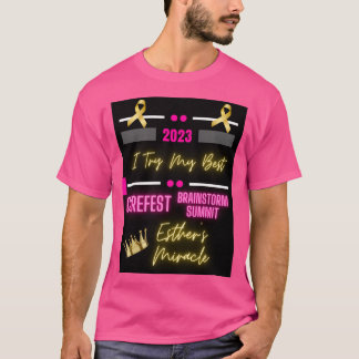 Esther's Miracle 2023 CureFest & Brainstorm Summit T-Shirt