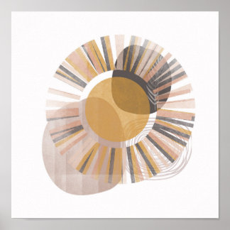 Esthetic Bohemian Watercolor painting, Poster