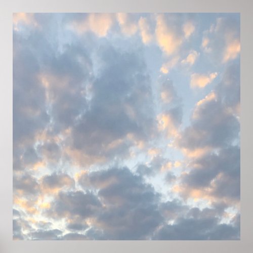 Esthetic Clouds PrintsPosters Poster