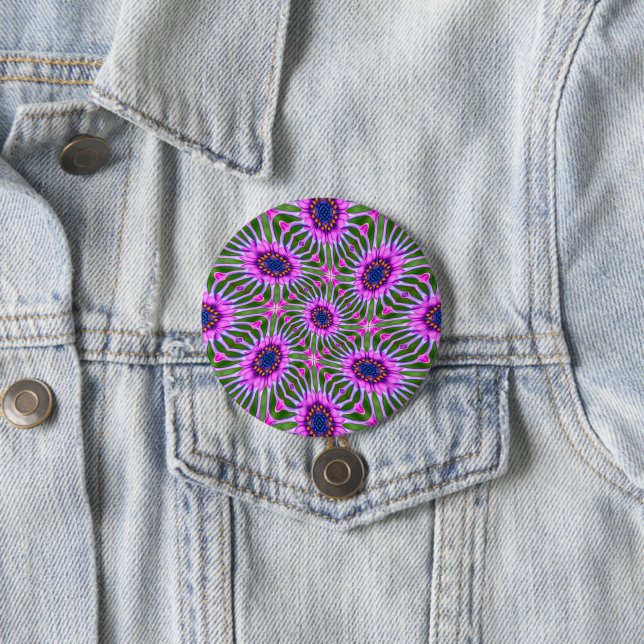 Esthetic Daisy Pattern Button (In Situ)