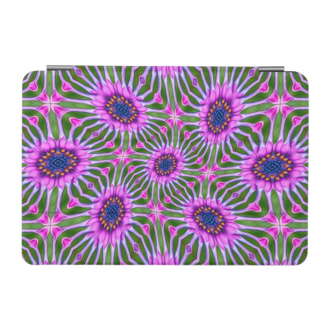 Esthetic Daisy Pattern iPad Mini Cover (Horizontal)