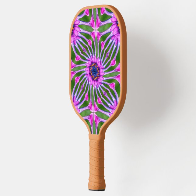 Esthetic Daisy Pattern Pickleball Paddle (Left)